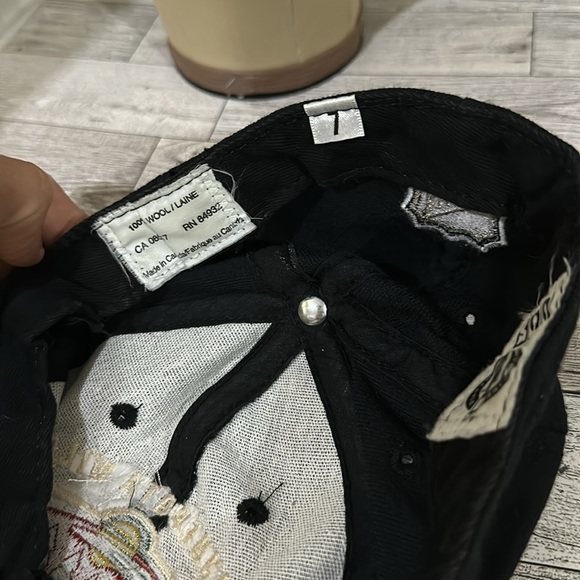 CCM Minnesota Wild black fitted baseball cap hat size 7 - Picture 6 of 7